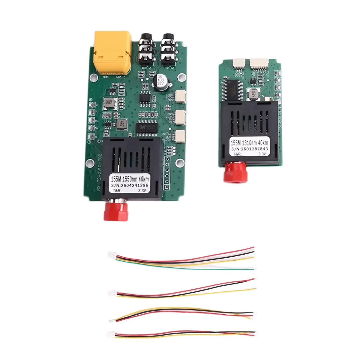 [AC18 Digital]/40KM TTL Optical Transceiver Module Kit TX RX Optical Terminal Equipment Fiber Port FC Drone-Specific