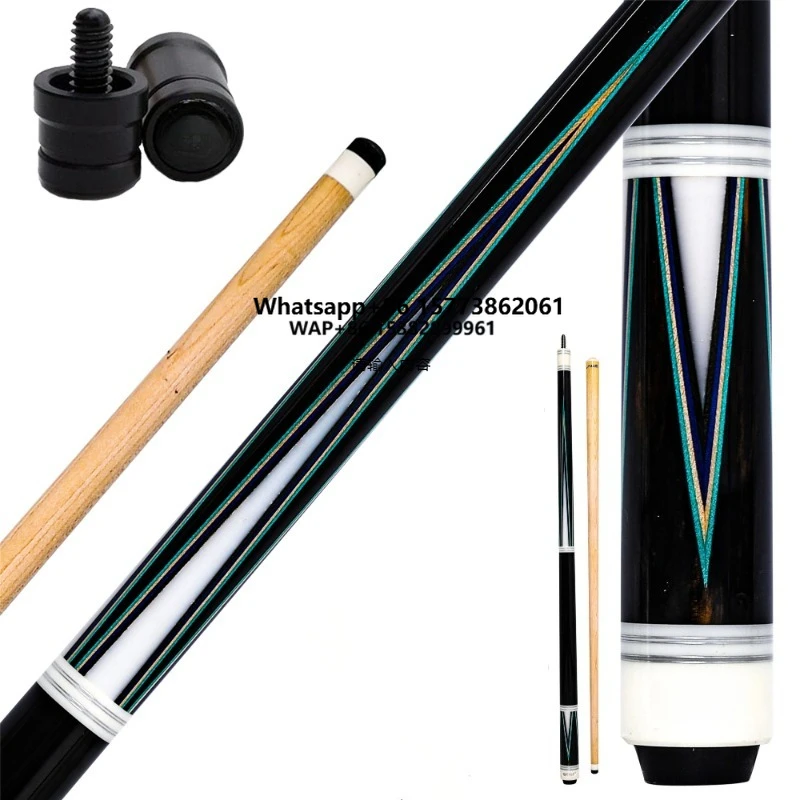 

High Quality Pool Cue Stick Real Inlay Billiard Cue Canadian Maple Handmade Carom Cue Beautiful Design