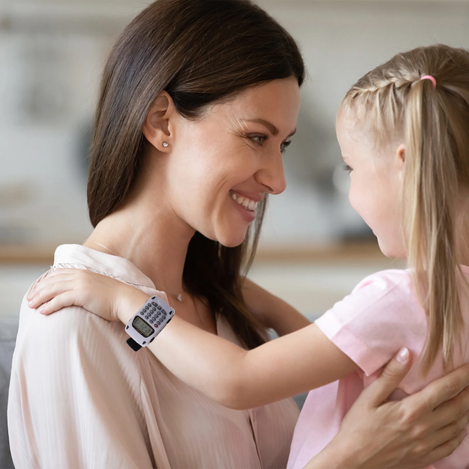 2 Stück Kinder-Taschenrechner-Uhr Tragbare Multifunktions-Digitaluhr für Kinder Mathematik-Lernwerkzeug Schulgebrauch Arithmetik