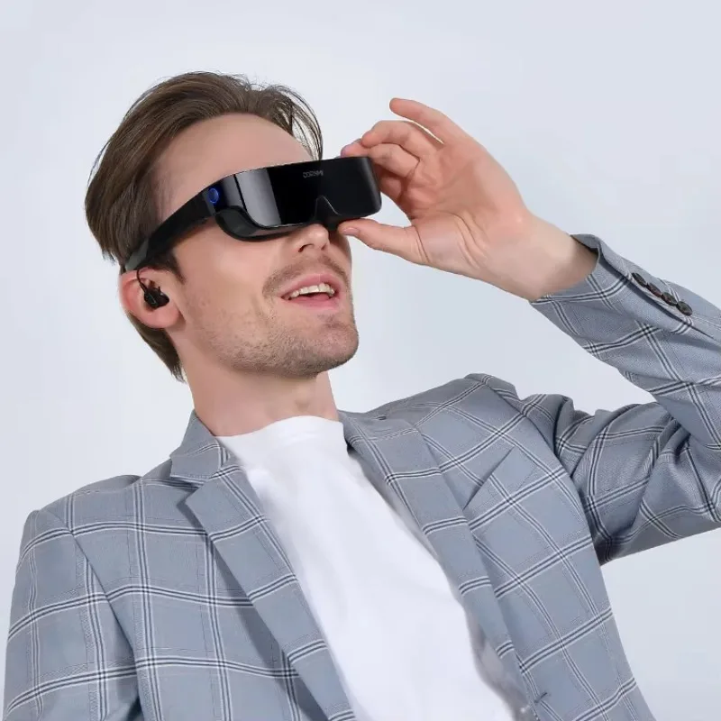 

Stock Immersive 3D Smart Glasses Space Giant Screen Virtual Reality Head Mounted Display Private Cinema Gaming AR Hardware