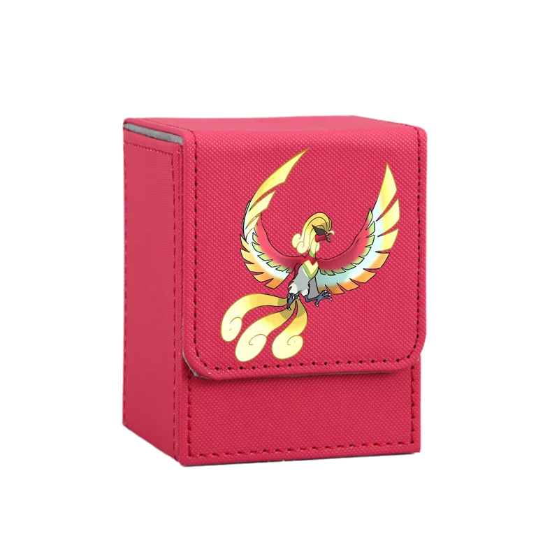 กล่องเก็บการ์ดโปเกมอนแบบใหม่ สำหรับใส่การ์ดซูอิชุน ลูเกีย โฮโอ ซัปโดส กล่องหนัง DIY สำหรับเก็บฟิกเกอร์อนิเมะ เกม ของสะสม ของขวัญ