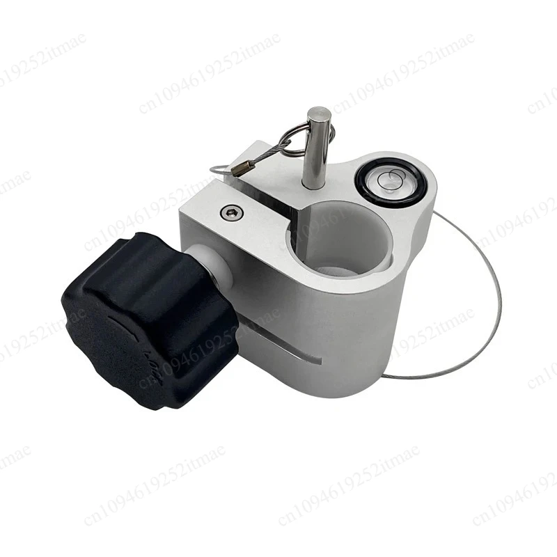 Metal Seat Lock Mechanism with Level Bubble and Locking Pin, 25mm Carbon Fiber Telescoping Rod