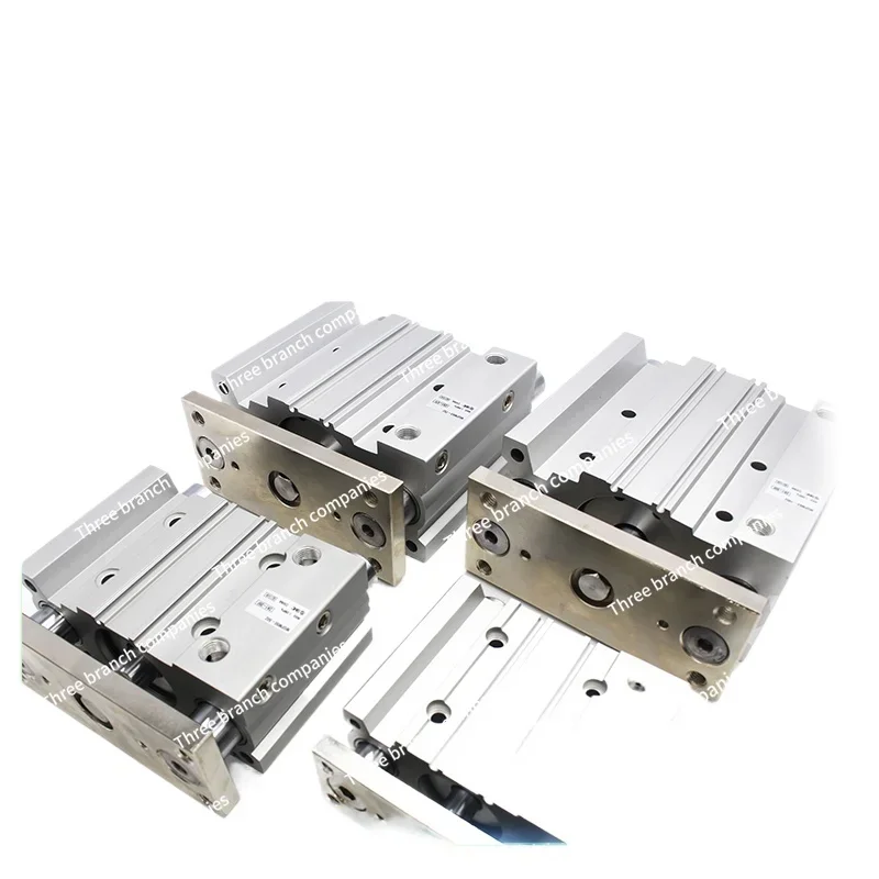 Pneumatyczny trójosiowy siłownik trójprętowy z prętem prowadzącym MGPM50/63/80/100 * 20-30-50 -75-100-150