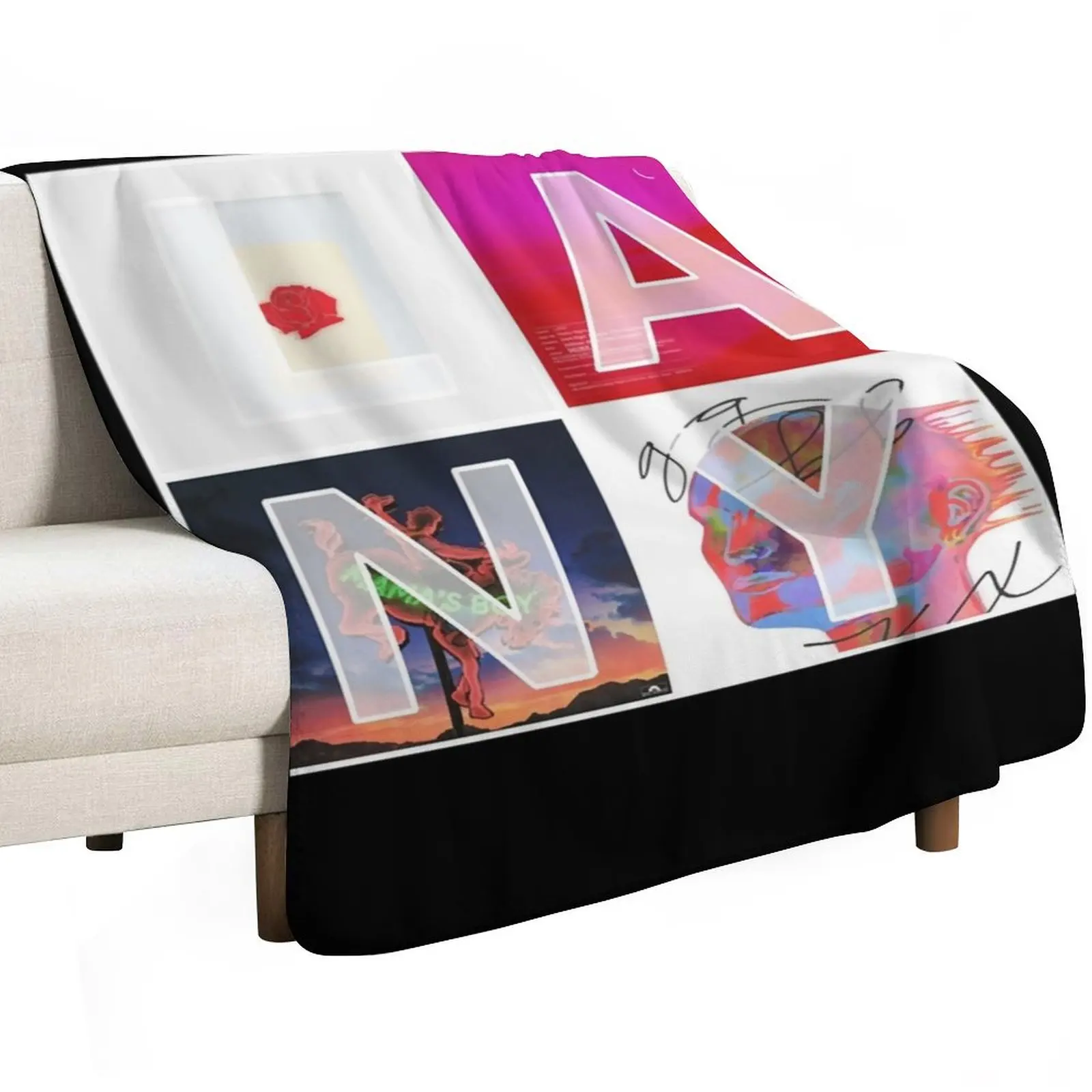 

LANY album mosaic Classic Throw Blanket Softest Tourist Blankets For Bed Warm Blankets