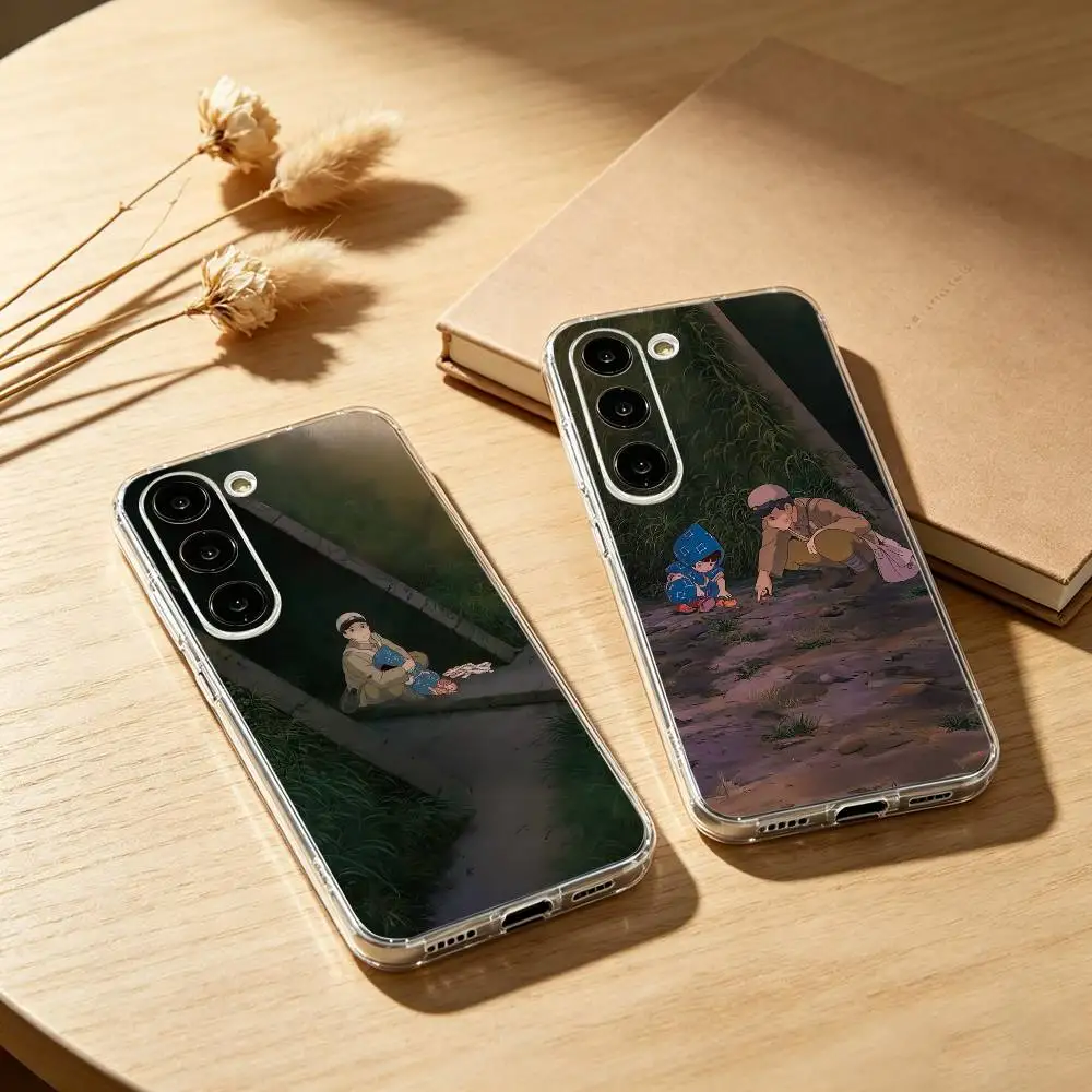 G-Grave of the F-Fireflies Phone Case For Samsung Galaxy A91,80,73,72 ,71,53,52,32 ,31,22,21s,20,Transparent Case