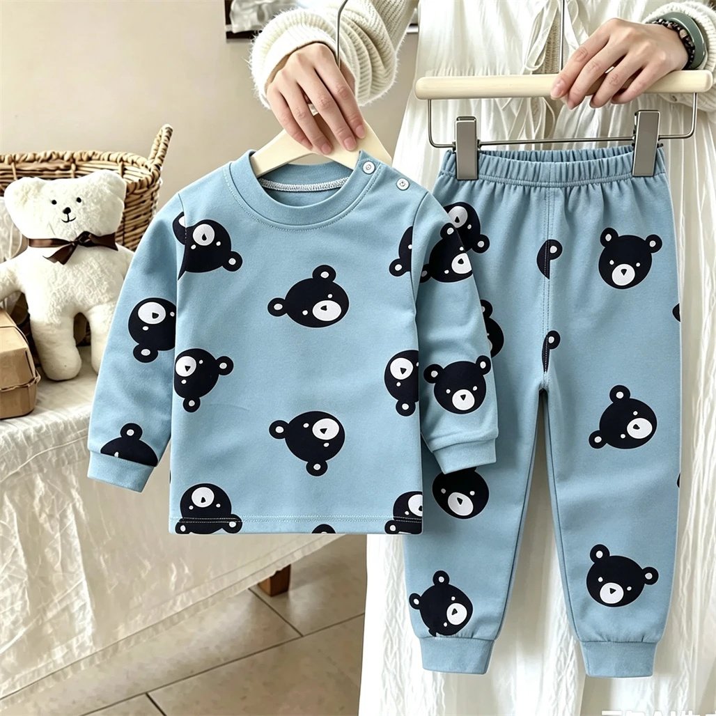ベビーパジャマスーツ恐竜フルプリントトップス + パンツ 2 - Baby Clothing Bundles のレビューと価格