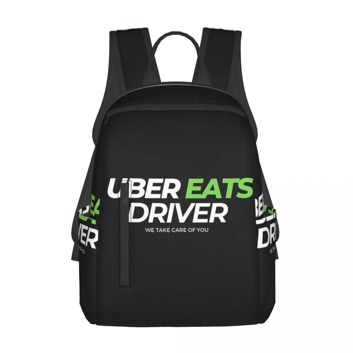 Uber Eats Driver Logo Food Delivery Driver Backpack Daypack Large Capacity BookBag School Bag Shoulder Bags for Men Women