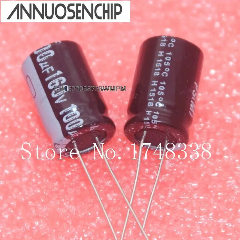 50PCS New and Original Electrolytic CAP160V 100UF volume  13x20 NEW ORIGINAL DIP 160V 100UF