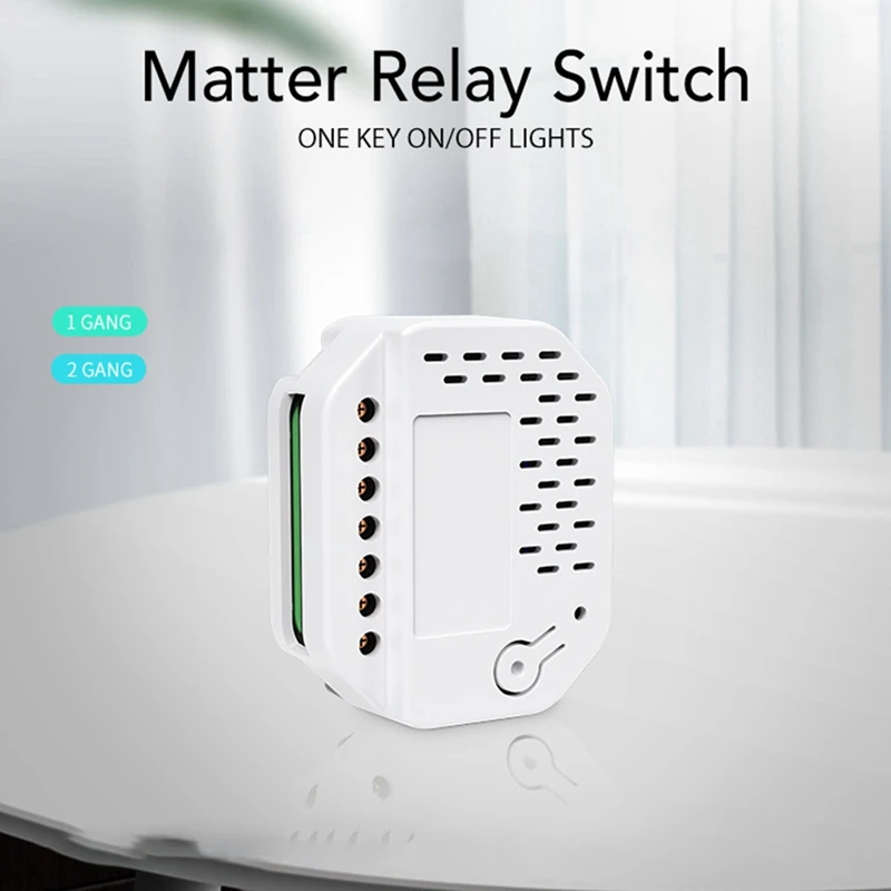 Tuya Matter Wifi Smart Switch Module Relay Works With Homekit And Tuya Smartlife Tuya Smart Relay Switch Durable Easy Install