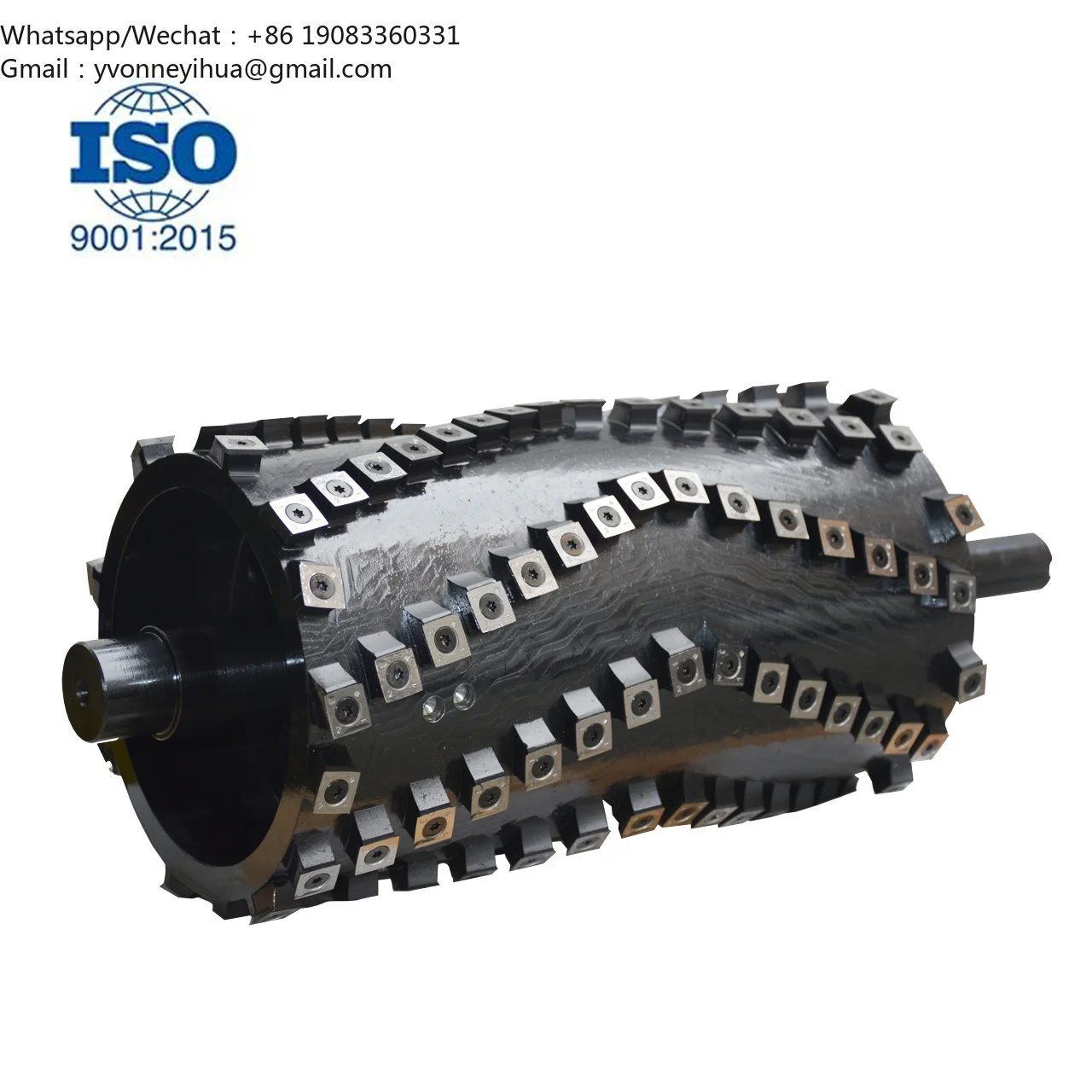 Dehuai Woodworking Customized Helical Cutterhead With Carbide Blade Wholesale Spiral Cutter Head Manufacture