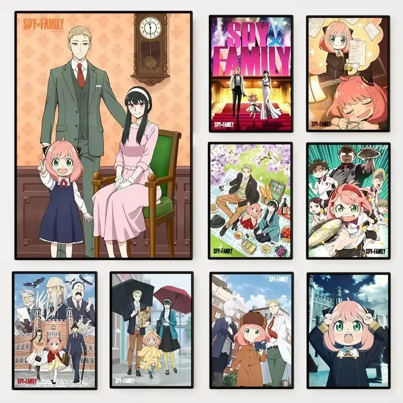 Diamantmalerei Klassische Spy X Family Anime-Charaktere Diamant-Mosaik Handgemachte Kunst Exquisites Kreatives Geschenk Heimdekoration