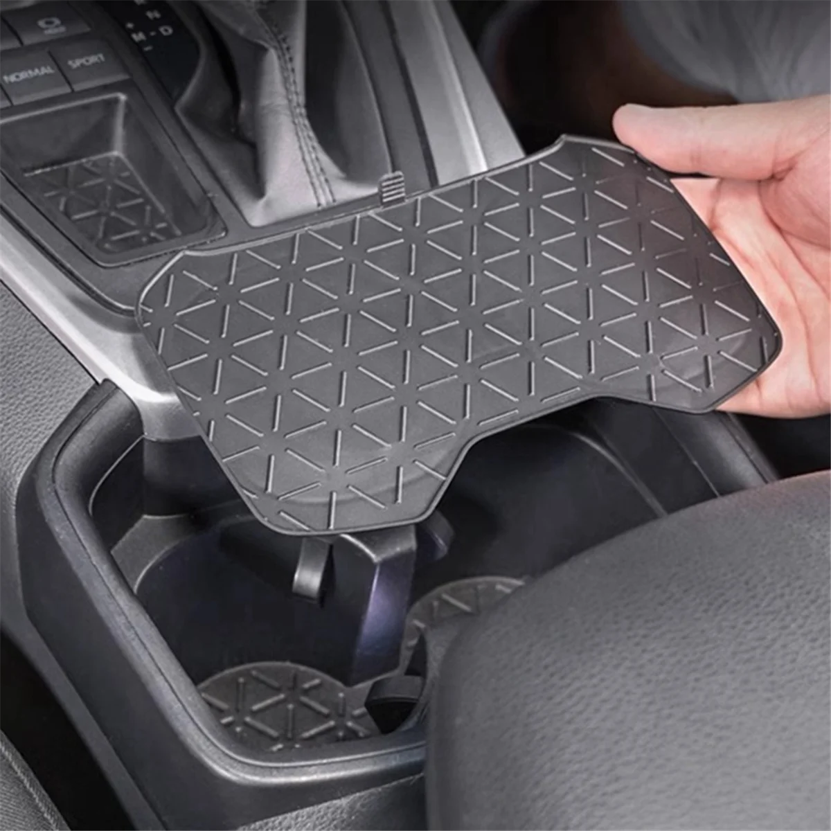 

WFF Автомобильный коврик-разделитель чашки центральной консоли, силиконовый коврик для чашки, автомобильные аксессуары на 2020-2023 годы