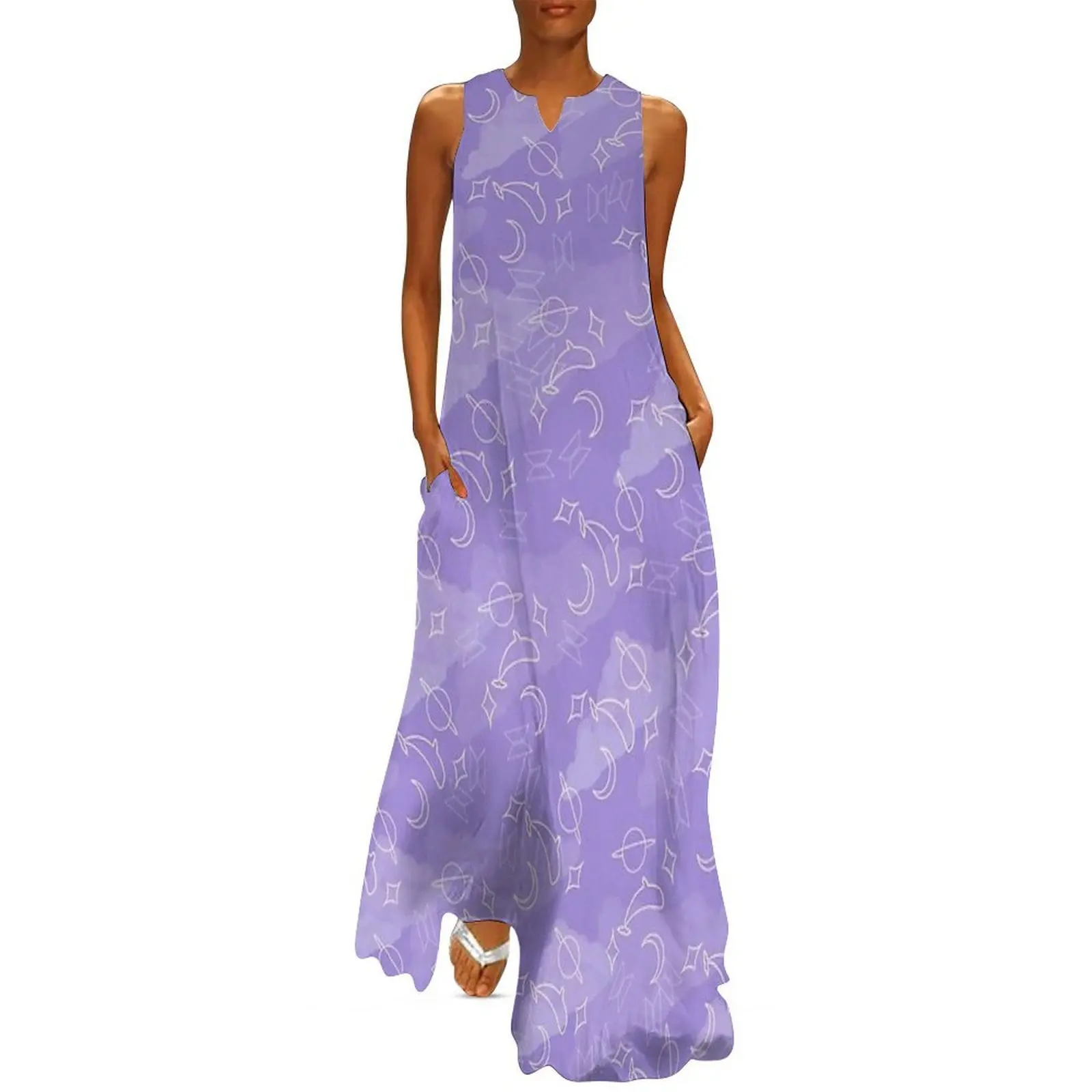

mikrokosmos Long Dress summer woman dress 2025 Dress for pregnant women Casual dresses Beachwear
