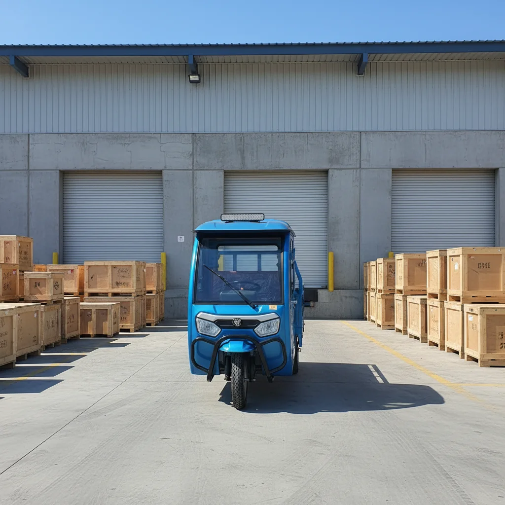 Closed Electric Tricycle Cargo Passenger Transport Three Wheel Utility Vehicle 300-400kg Payload Factory Direct Sale 1.5m Cargo