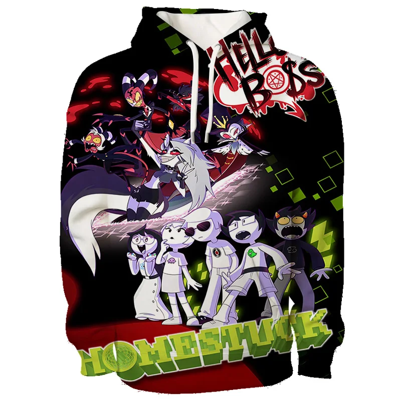 Customizable Homestuck Fun Game Sweatshirt HOMESTUCK Anime Pattern Clothing Adults Fashion Casual Hoodied Teen O Neck Hoodies