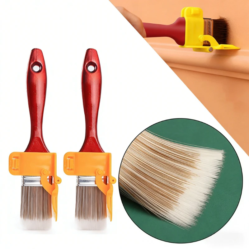 Professional Dark Corner Trim Paint Brush for Interior Walls Ceiling Edge Painting Color Separation Precision Painting Tool