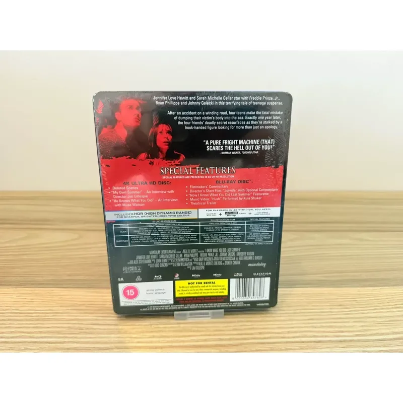 British Version 4K Iron Box I Know What You Did Last Summer