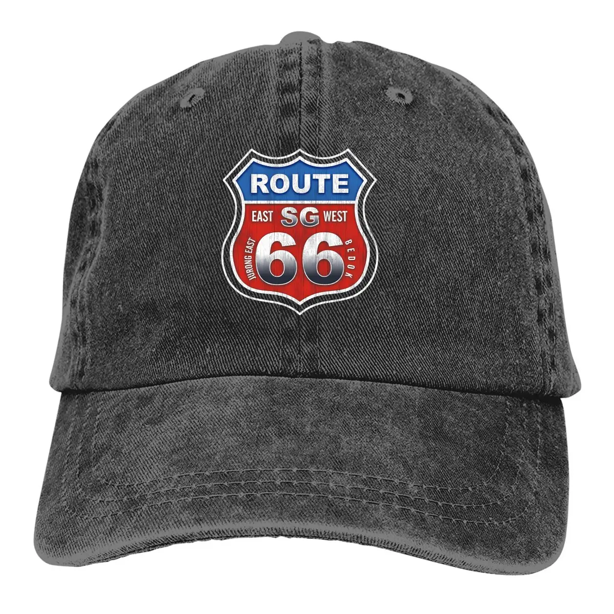 

Cool Baseball Cap Men Hats Women Visor Protection Snapback Route 66 Caps