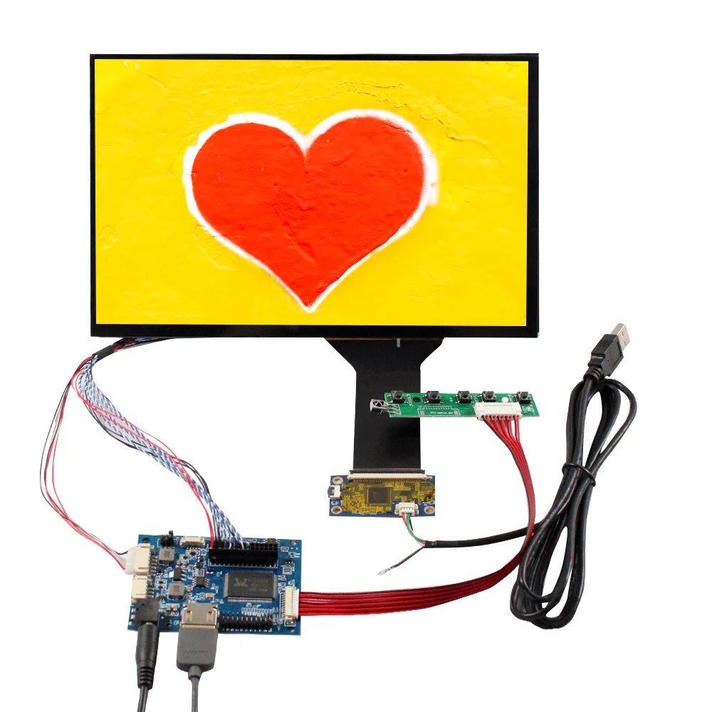 Hd Mi Lcd Controller Board And Capacitive Touch Bar Type Lcd Screen Lvds Lcd Tft 10.1