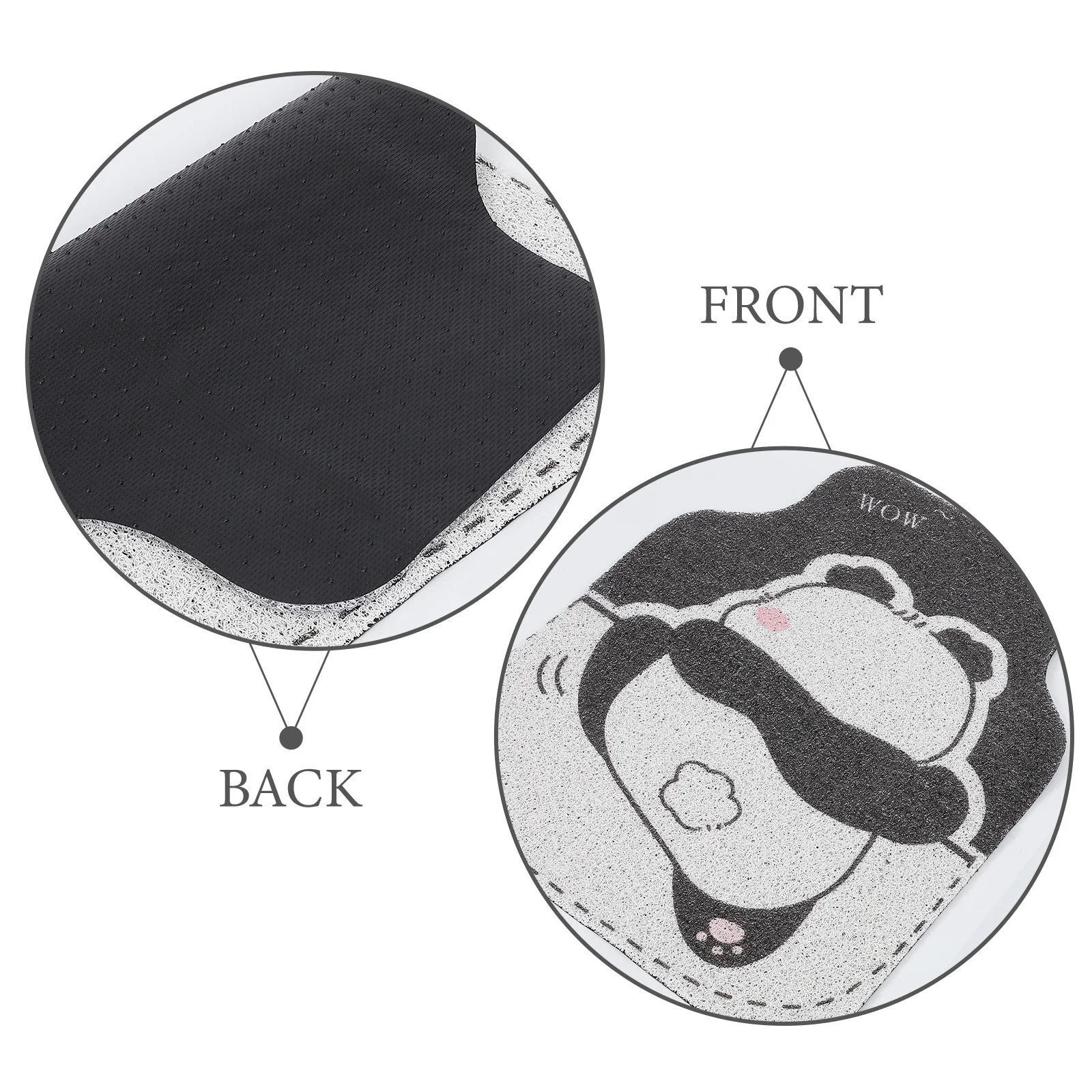 

Decorative Accessories Anti-Slip Cute Automotive Anti-Slip Mat Floor Mat For Floor Cushion Accessories