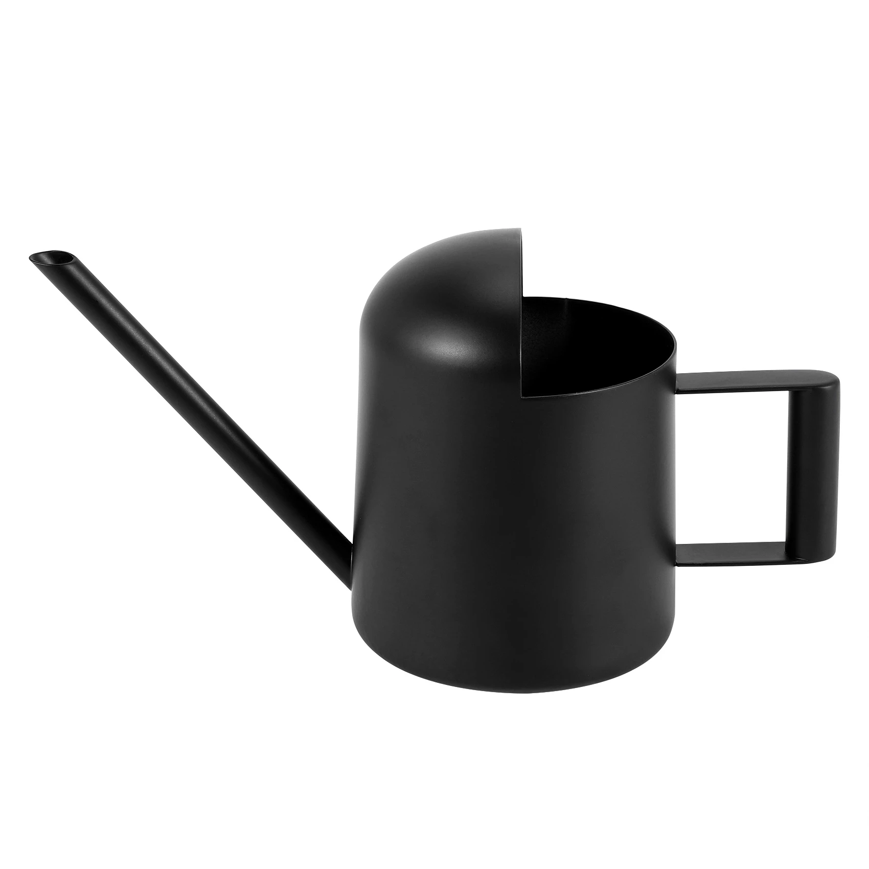 Mini Watering Can, 300 Ml Black Stainless Steel Watering Can, Long-Mouth Plant Watering Can, Suitable for Garden Plants