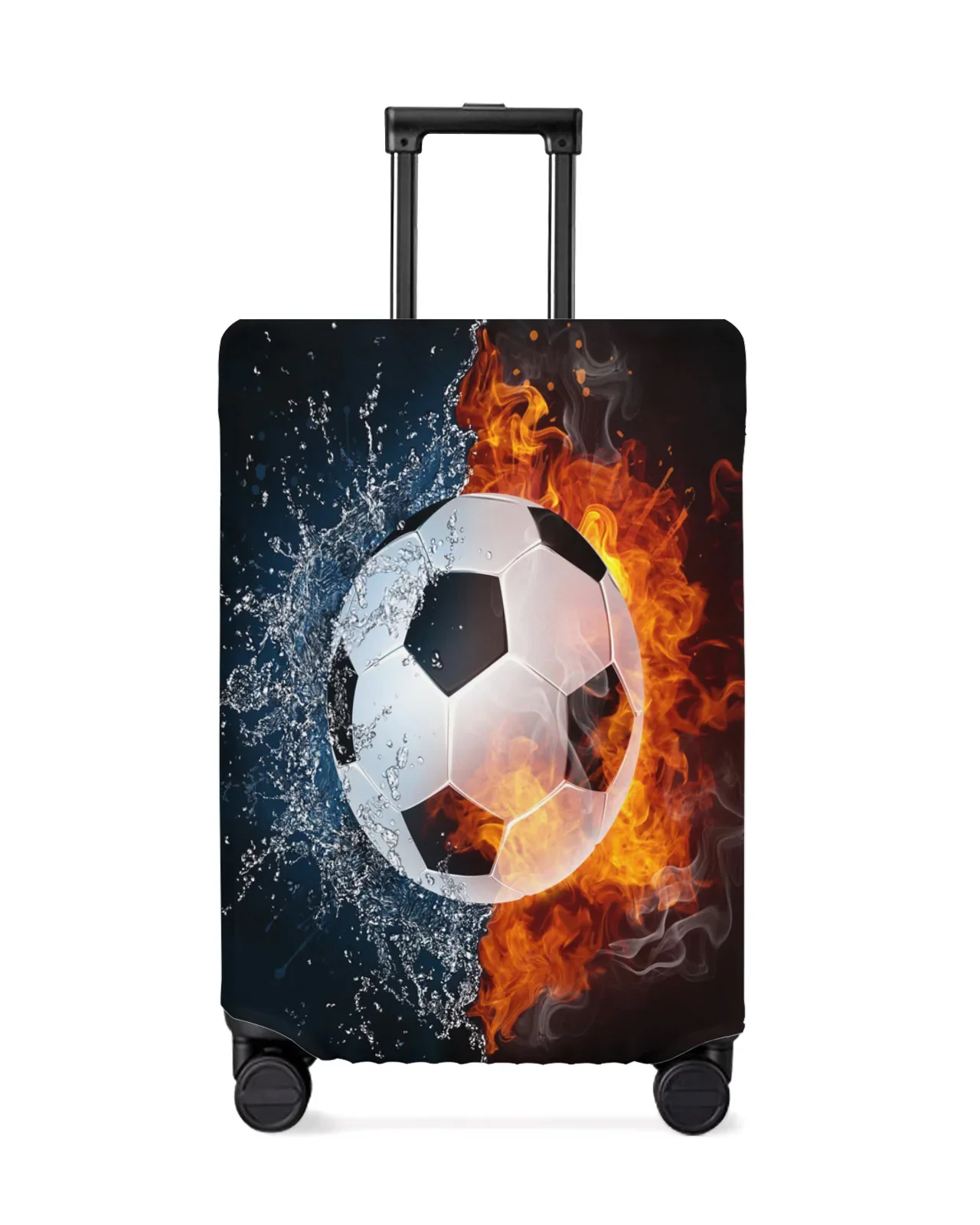 Juste de bagage de voyage élastique pour ballon de football, housse de bagage, étui anti-poussière, accessoires de sport, football d'eau, feu