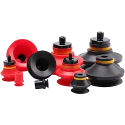 Robot Accessory Vacuum Pad Suction Cup Nozzle VB10 20 30 40 50 Double Layer Fittings Industrial Pneumatic Silicone Vacuum Sucker