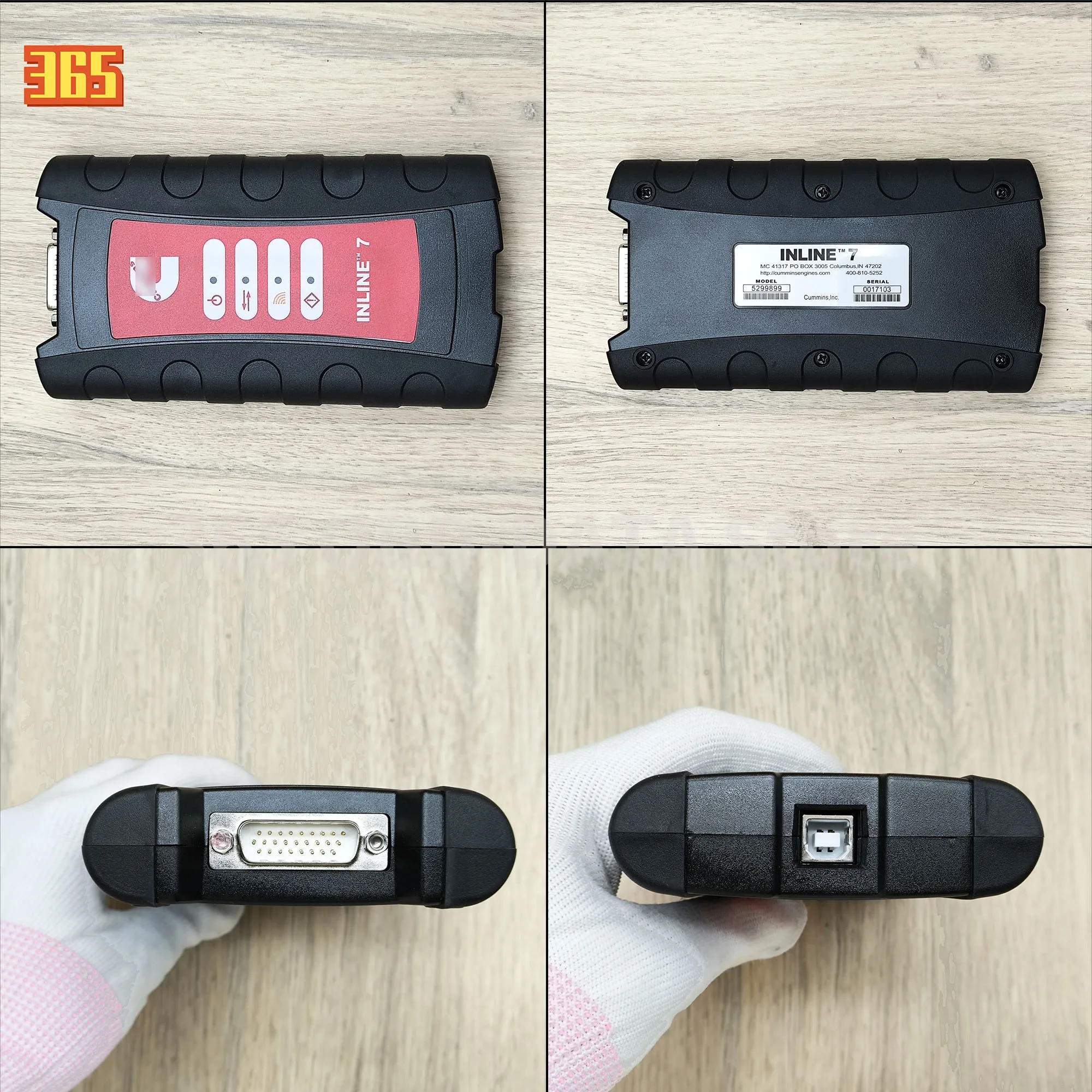 For Cummins INLINE 7 Data Link Adapter Cummins Truck Diagnostic Tool With Cummins Insite 8.7 8.9 Software Fast Shipping 
