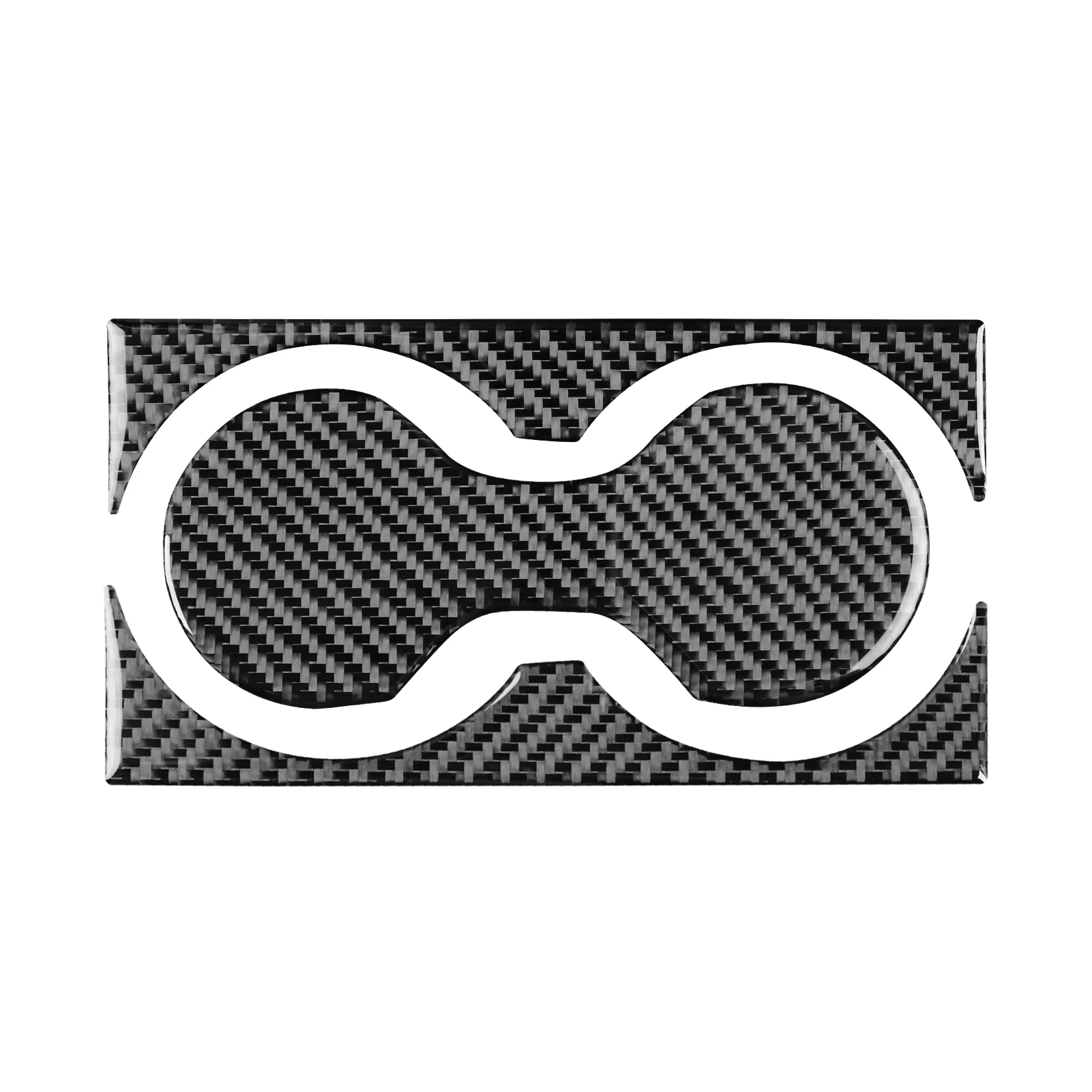 Real Soft Carbon Fiber Stickers For Tesla Model 3 Highland 2023-2026 Car Interior Trim Accessories Rear Cup Holder Panel