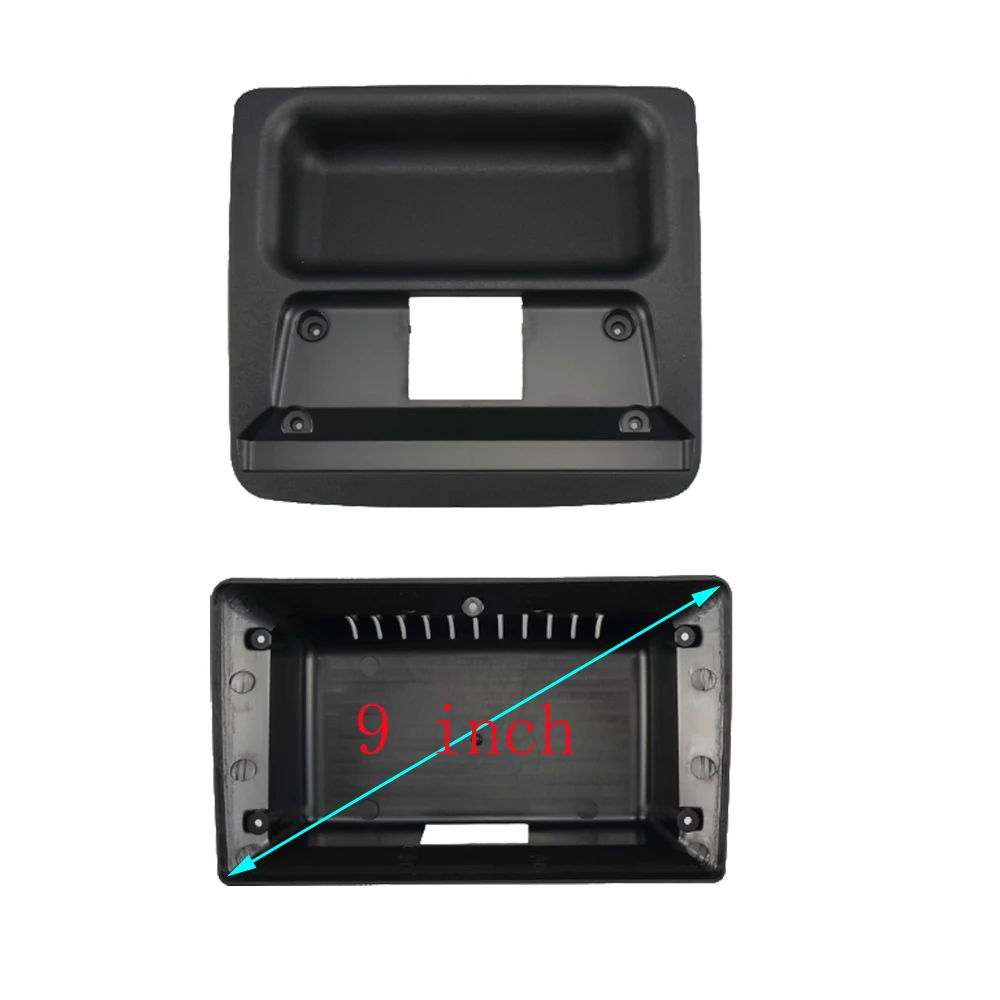 9 INCH Android Car frame Kit Fascia Panel For MITSUBISHI PAJERO MINI 1998 1999 -2008 ABS Android Big Screen Radio Audio Frame