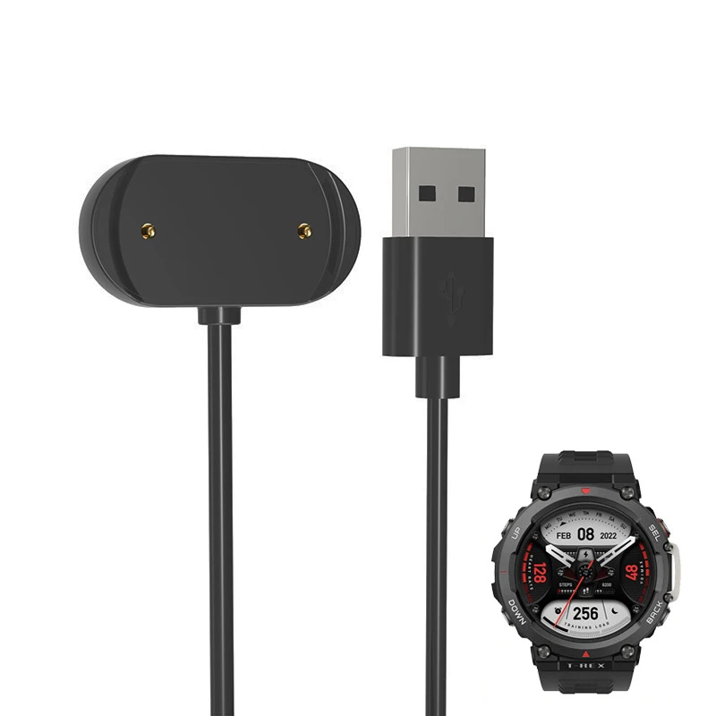 Cable de carga USB para reloj inteligente Amazfit t-rex 2, Ultra, Trex Pro, accesorios de T-rex2