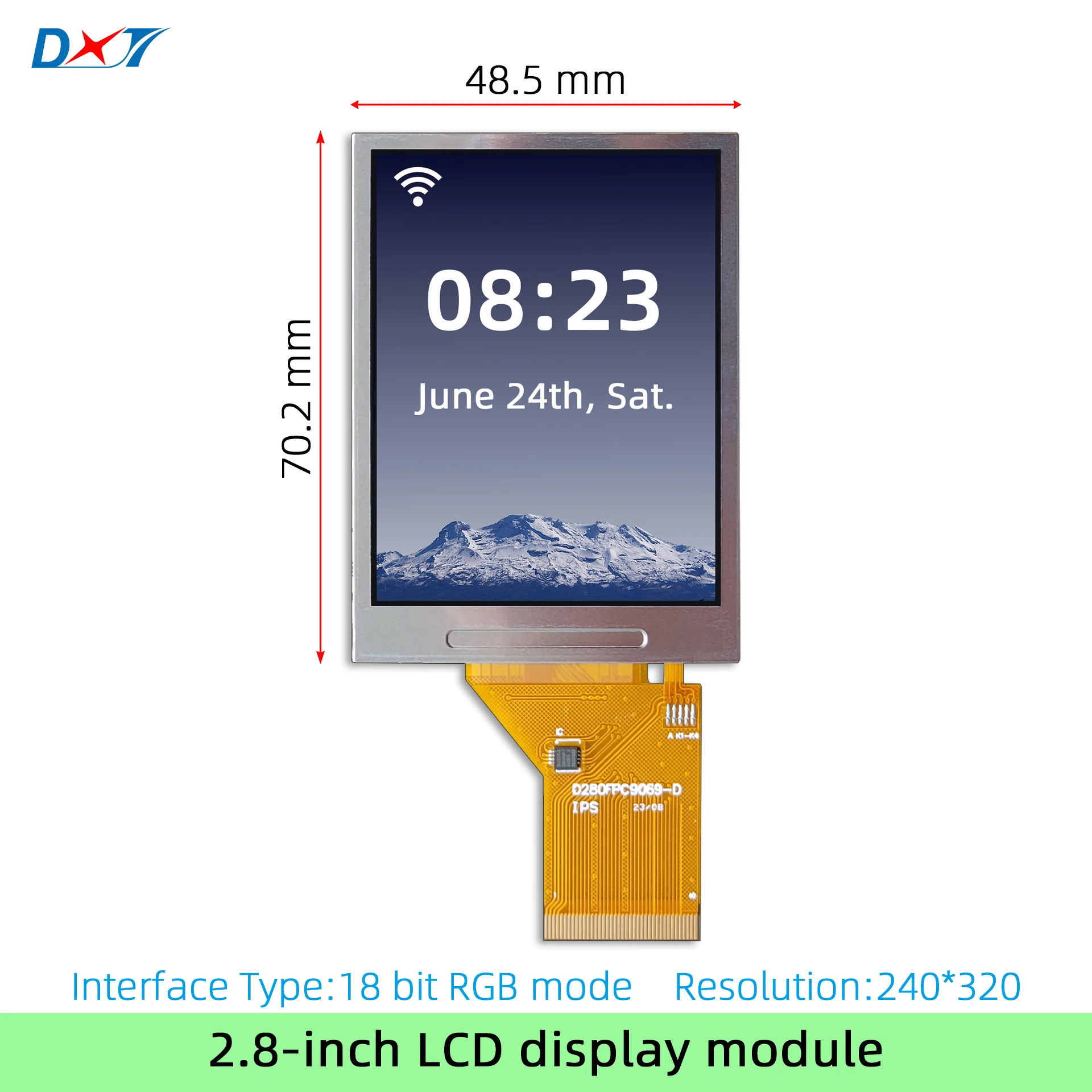 modulo-de-display-lcd-tft-de-28-polegadas-interface-rgb-ttl-resolucao-204-320-ideal-para-desenvolvimento-de-produtos-eletronicos