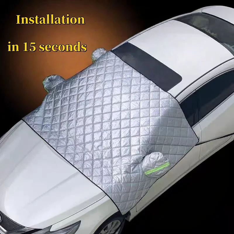 غطاء ظلة للزجاج الأمامي للسيارة لسيارة VW Polo Golf T-Cross Taigo Jetta Passat T-Roc Tiguan ID.4 5 7 Touran Caddy Seat Skoda #6