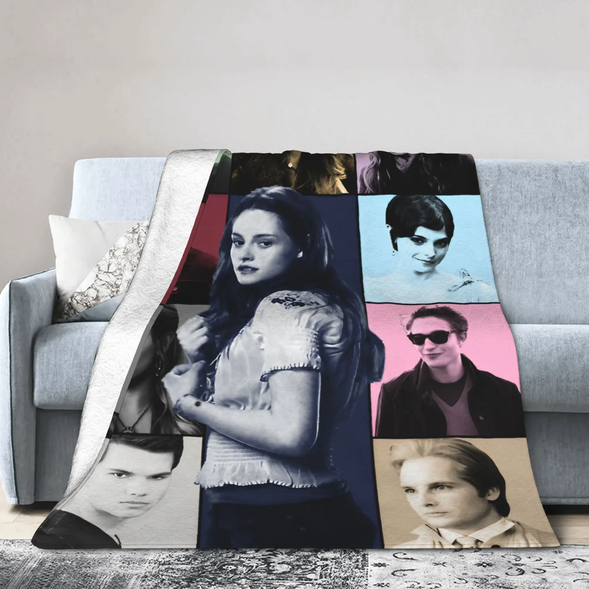 البطانيات الشفق ساغا الفانيلا الديكور بيلا جولة Eras تنفس سوبر الدافئة رمي بطانية للمنزل مكتب لحاف