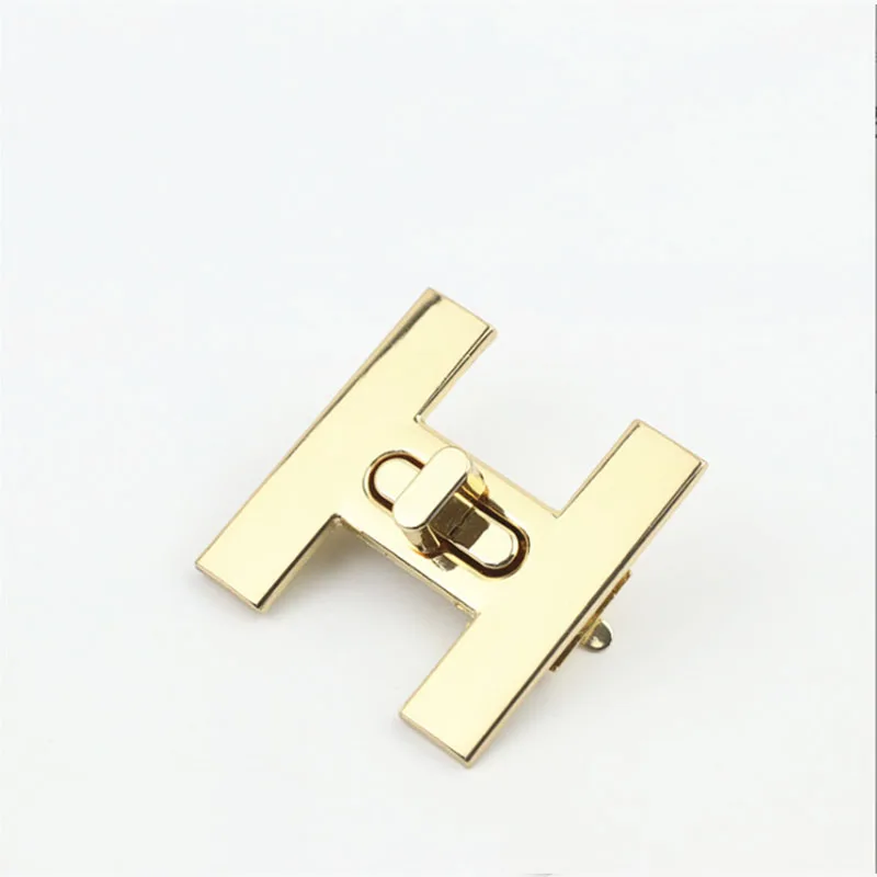 1pcs Metal Bag Lock Clasp Metal Turn Lock Buckles for DIY Handbag Shoulder Bag Purse Handbag Hardware Bag Accessories