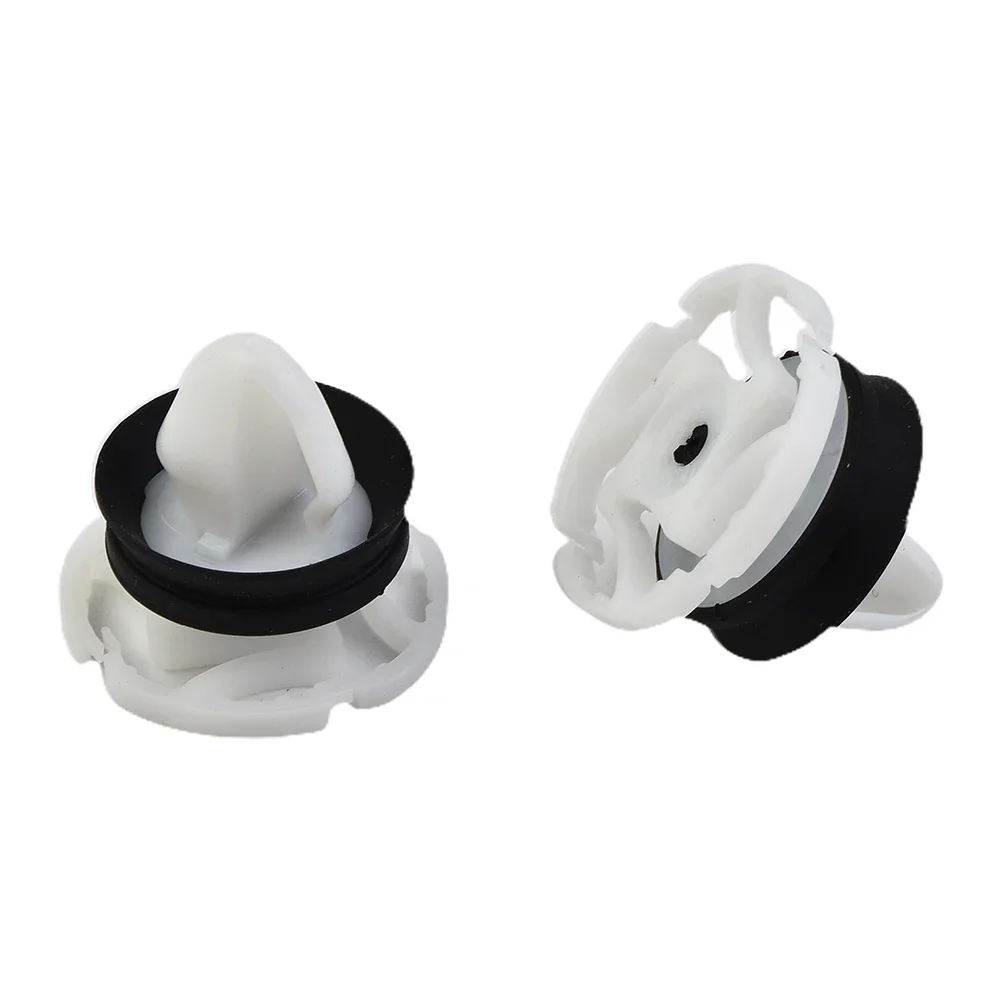 

Durable Best Brand New Clips Mounting Clips 10 Piece Nylon Parts Products Replacement White Head Diameter 21.5 Mm