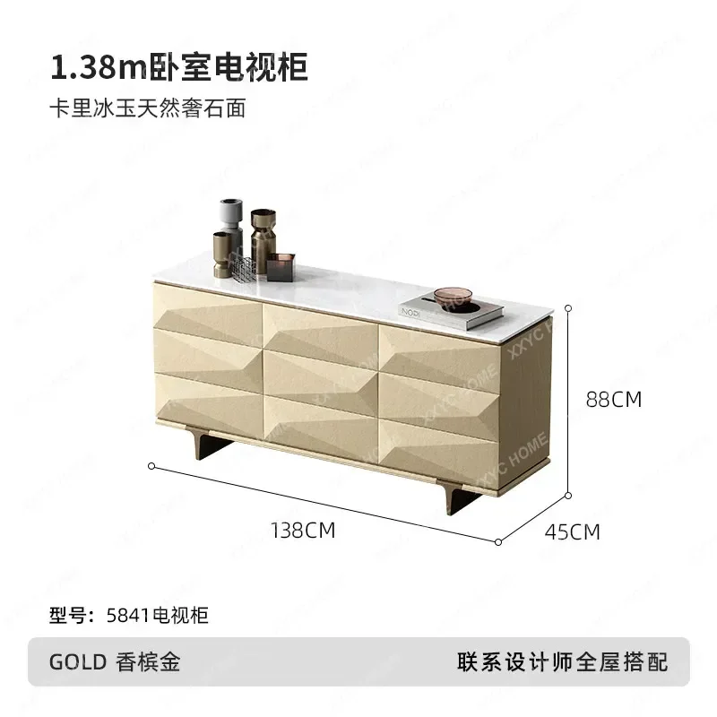 FFBedroom TV Cabinet Large Master Bedroom Storage Cabinet Modern Simple TV Cabinet, New