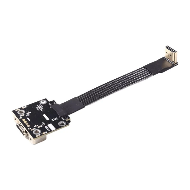 Hot -Compatible ADT 24P 2.1 Type A-A Male To Female Flat Thin Video Extension Cable Aerial FPV HDMI2.1 FFC Cable A