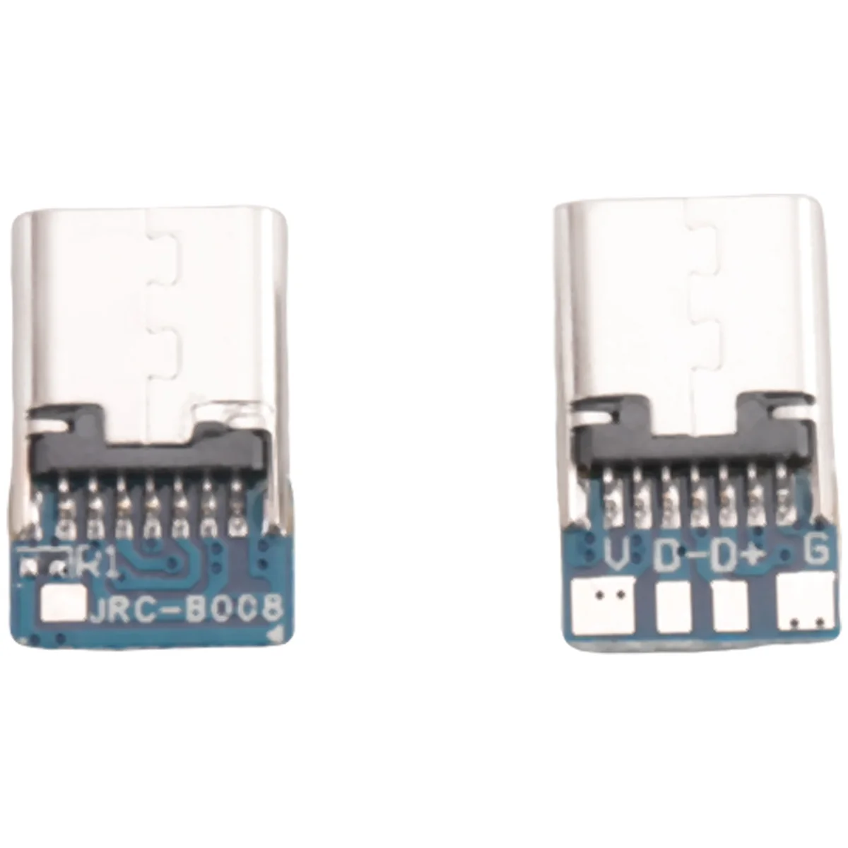 10 stks USB 3.1 Type C Connector 14 Pin Vrouwelijke Socket Bakje Door Gaten PCB 180 Verticale Schild USB-C1