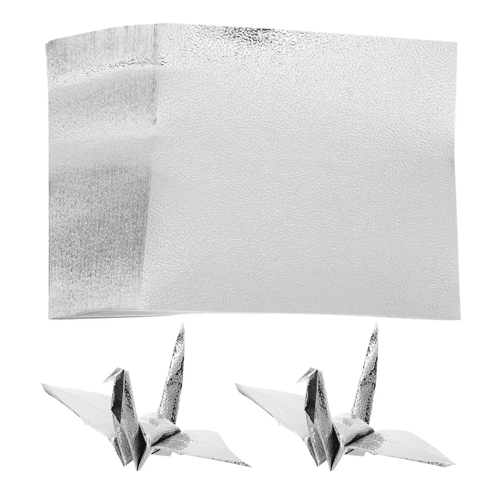 100 قطعة من ورق اوريغامي لؤلؤي من جانب واحد ورقة قابلة للطي مربعة الشكل لمدرسة تدريب المهارات اليدوية للديكور بنفسك #6