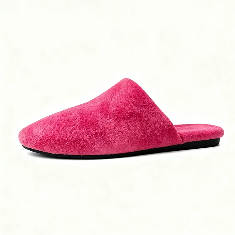 Sandálias Flat Femininas SmallHut Nova Tendência 2026 de Verão em Camurça Natural com Bico Quadrado Fechado – Mules Sexy Verdes, Rosas e Marrons