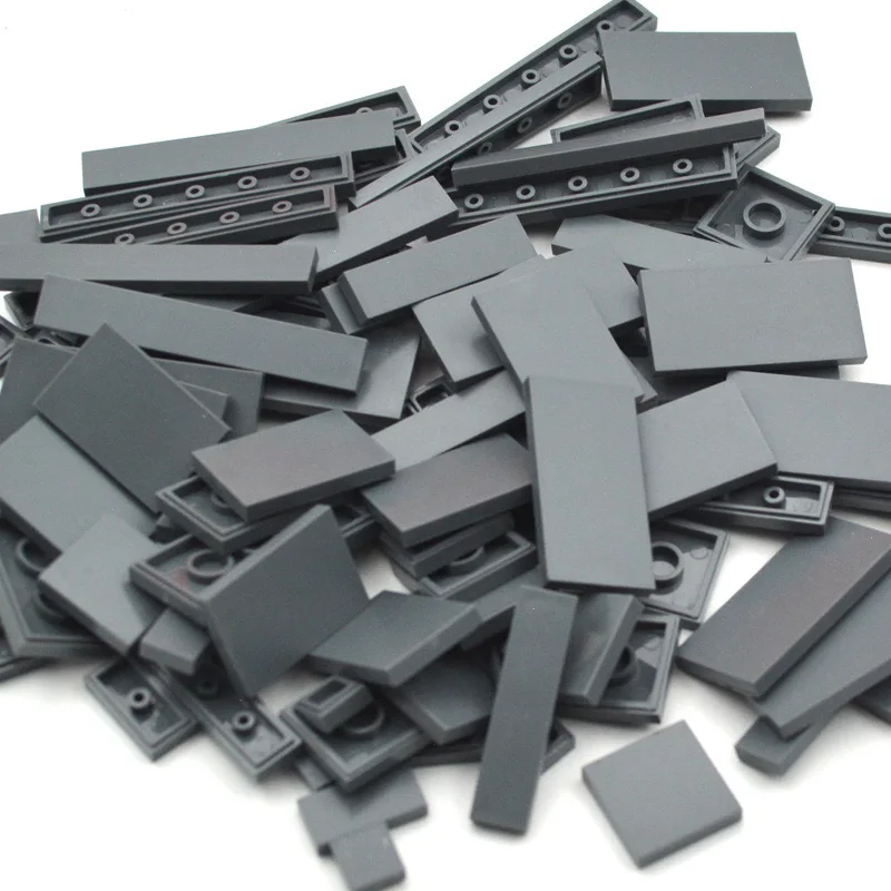 150 STKS DIY Model Gladde Dunne Bouwstenen MOC Veelkleurige Speelgoed Onderdelen Bulk Figuren Platte Tegel Bakstenen Educatief Kinderen Speelgoed