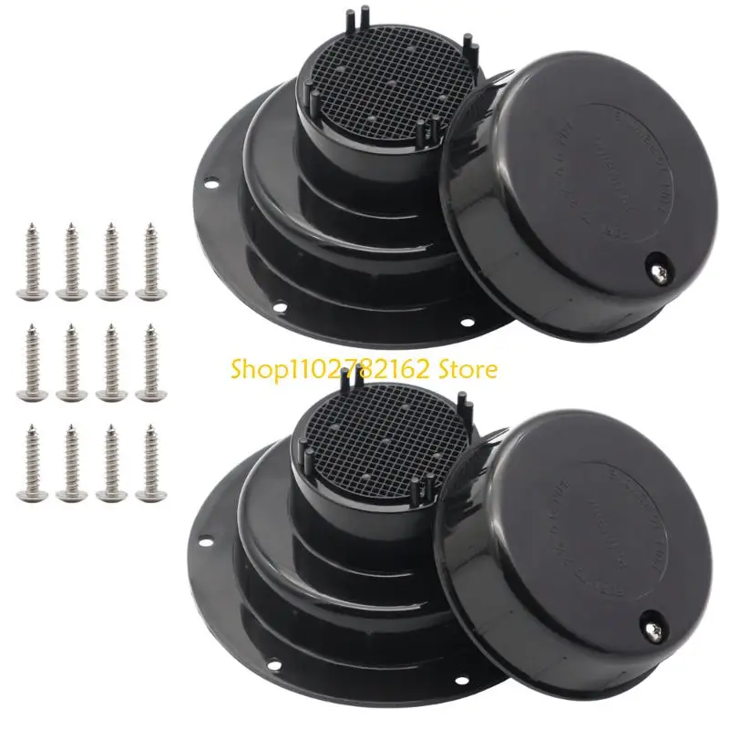 

547B RVs Roof Vent Cover Plastic Campers Sewer Roof Top Cover Fit 1in to 2-3/8in Pipe