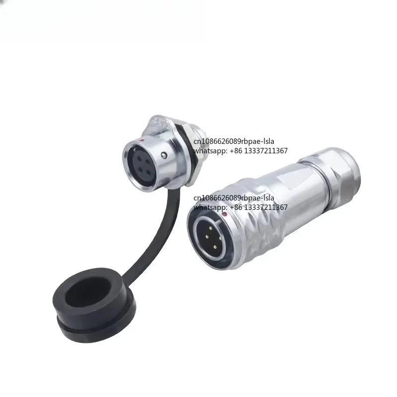 SF12 IP67 Aviation Plug Socket Pull Push Quick Connection Electrical Wire Cable Waterproof Connector 2 3 4 5 6 7 9 Pin