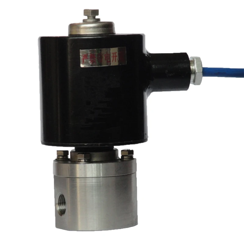 

160bar 16MPa 2 way hydrogen high pressure solenoid valve 1/4 1/8 24V Orifice 1mm SS316L DN1 normally close explosion-proof