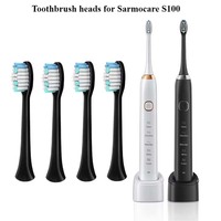Sarmocare S100 S200 S600 S700 S710 S800 S820 S900 S910 Toothbrush Heads Ultrasonic Sonic Electric Toothbrush Bristles Nozzles