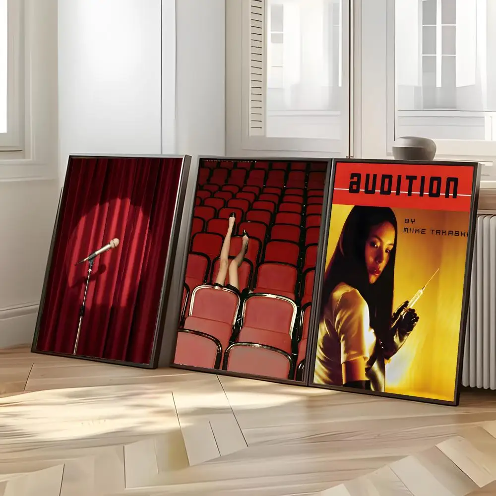 Psychological Horror A-Audition Poster Distinct Home Decor Concepts Chic Indoor Art Pieces