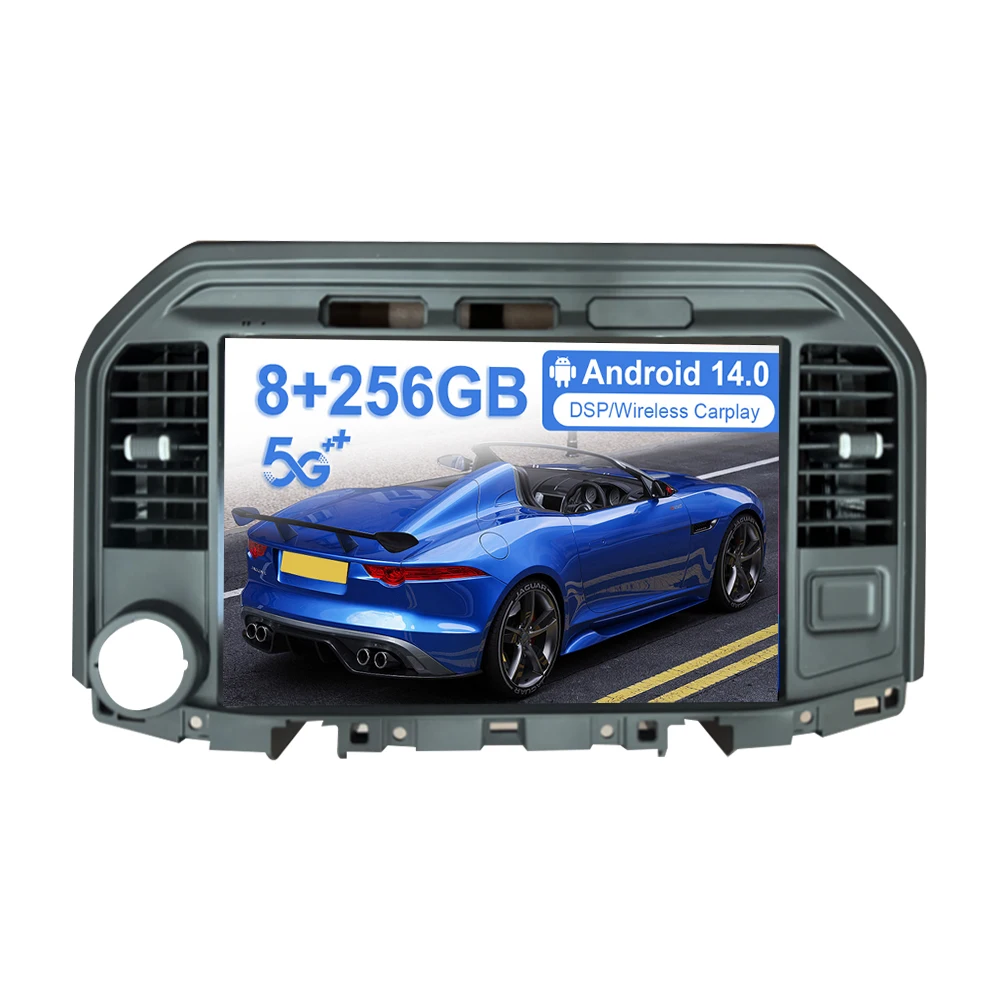 

13,1-дюймовый сенсорный экран Android 13.0 8 + 256G Автомобильный мультимедийный плеер для Ford F150 2015-2019 GPS аудио радио стерео навигационный блок