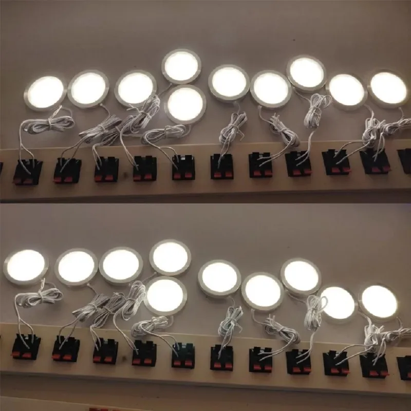 LED ضوء تحت الكابين USB 5 فولت 6 واط أضواء صغيرة للمجوهرات عرض خزانة خزانة سطح شنت مصباح السقف النازل #5