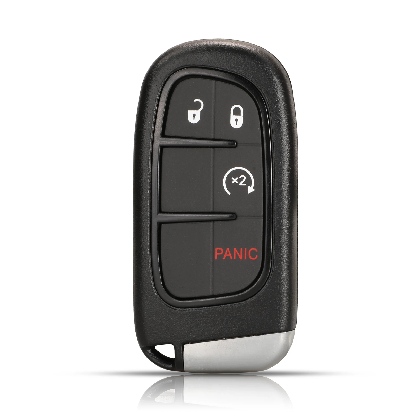 Jingyuqin Fernbedienung Auto Schlüssel Fall Shell Für Jeep Grand Cherokee Dodge Ram 1500 Journey Dart Challenger Durango 2/3/4/5 Tasten